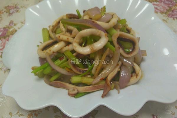 香辣鱿鱼圈的做法图解6