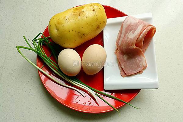 香煎土豆丝鸡蛋饼的做法图解1