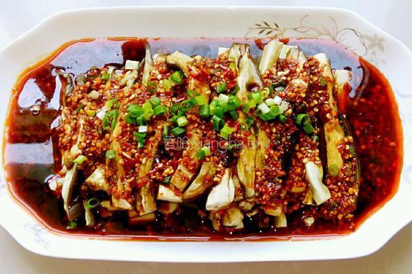 凉拌茄子的做法图解4