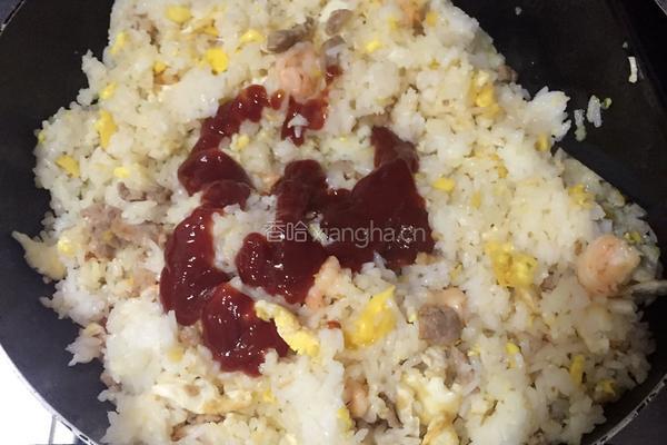 鲜虾芝士饭的做法图解6