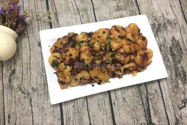 紫苏酒糟煎土豆的做法图解12
