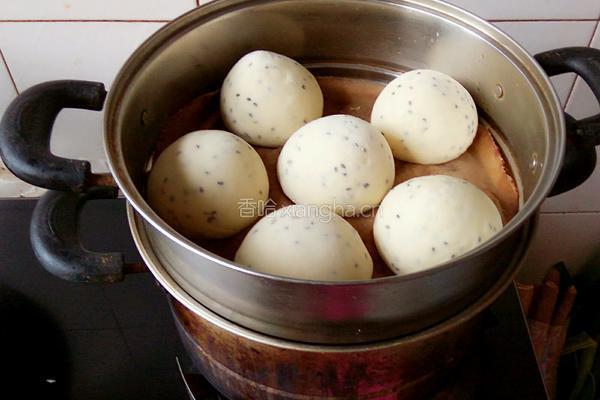 黑芝麻馒头的做法图解12