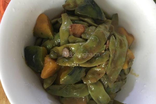 东北豆角炖南瓜的做法图解7