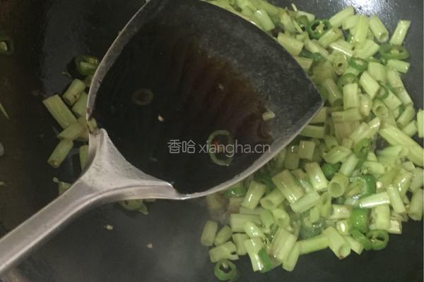 小炒通菜梗的做法图解6