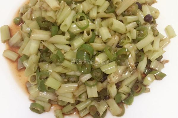 小炒通菜梗的做法图解7