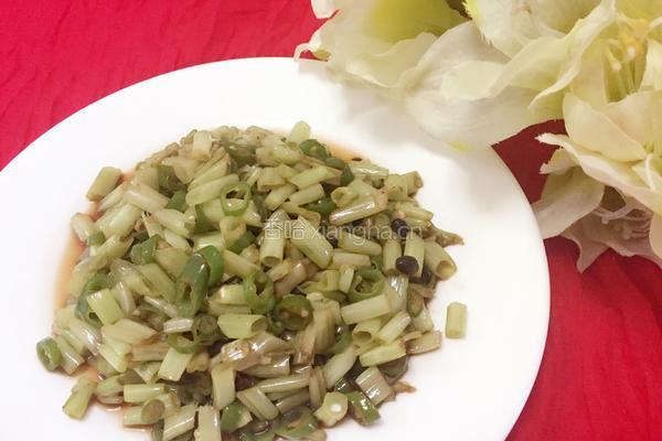 小炒通菜梗的做法图解8