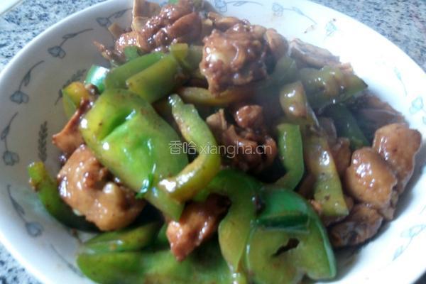 青椒炒鸡肉的做法图解6