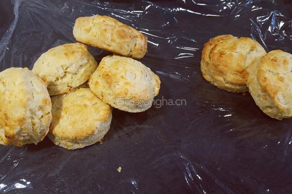 芝士洋葱司康饼的做法图解7