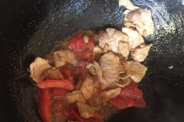 肉炒西葫芦片的做法图解5