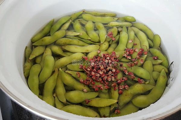 盐水毛豆的做法图解3