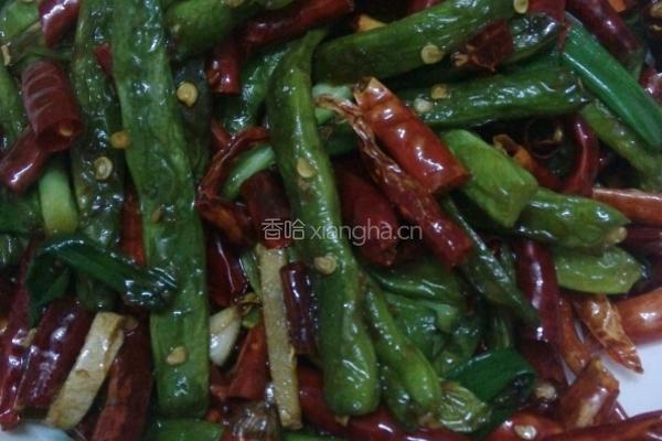 干煸四季豆的做法图解6