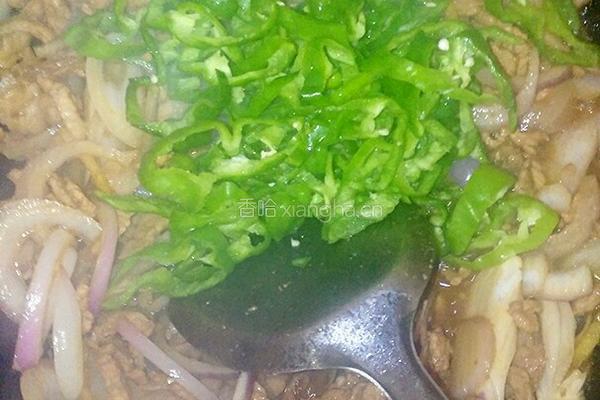 洋葱青椒肉丝的做法图解9