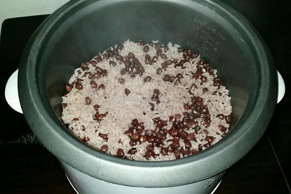 红豆焖饭的做法图解8