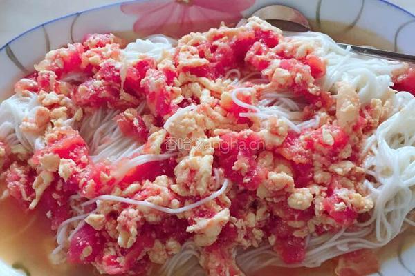 西红柿鸡蛋打卤面的做法图解4