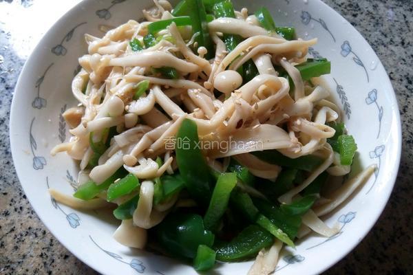 清爽海鲜菇的做法图解3