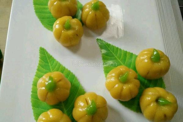紫薯金瓜的做法图解1