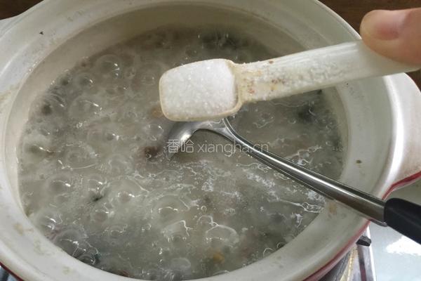 皮蛋瘦肉粥的做法图解11