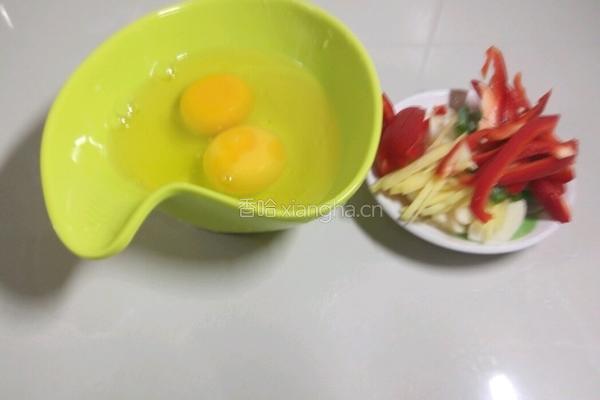 豆角炒鸡蛋的做法图解2