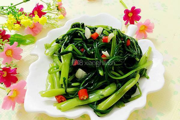炒空心菜的做法图解11