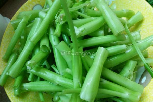炒空心菜的做法图解2