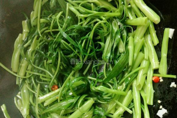 炒空心菜的做法图解10