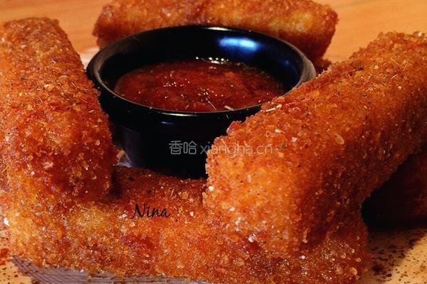 Mozzarella sticks 的做法图解5