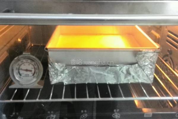 鸡蛋布丁蛋糕8寸方模的做法图解16