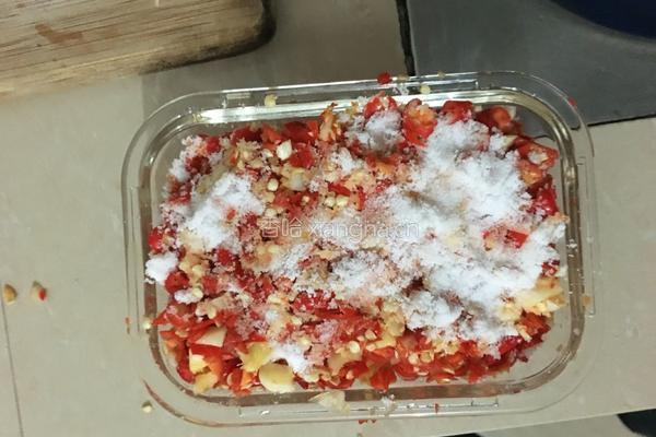 自制剁辣椒的做法图解4