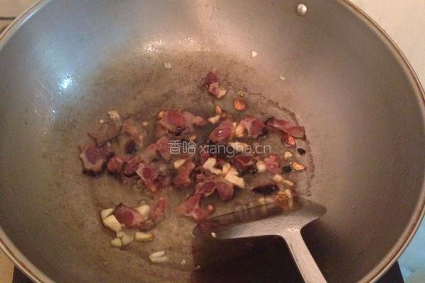 长豆角炒腊肉的做法图解6