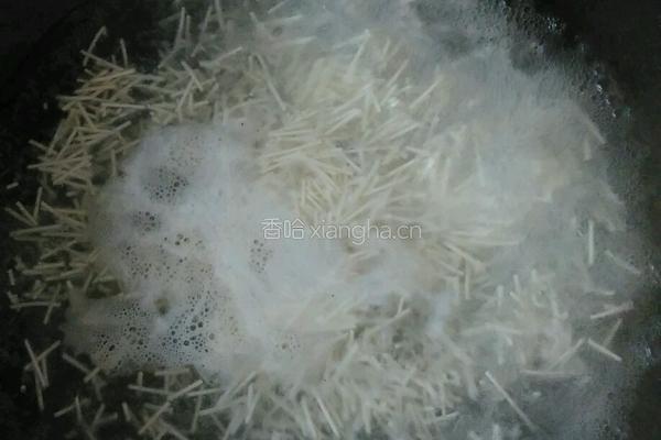 葱花火腿面的做法图解3
