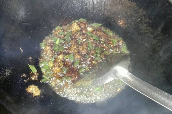 肉沫茄子的做法图解4