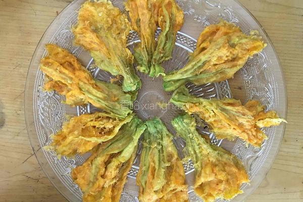 香炸南瓜花的做法图解4