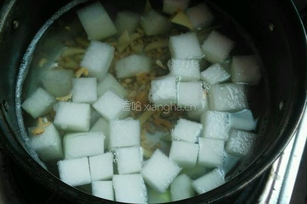 虾米冬瓜汤的做法图解4