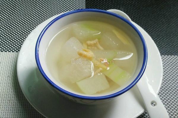 虾米冬瓜汤的做法图解6