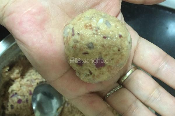 豆渣肉丸的做法图解9