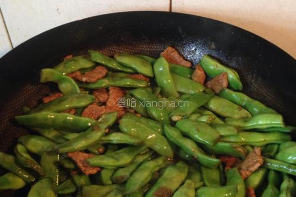 肉炖豆角的做法图解4
