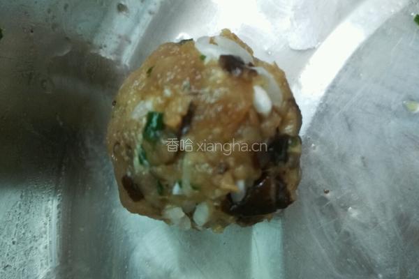 糯米珍珠丸子的做法图解6
