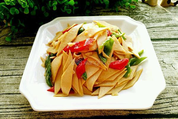 小炒豆腐皮