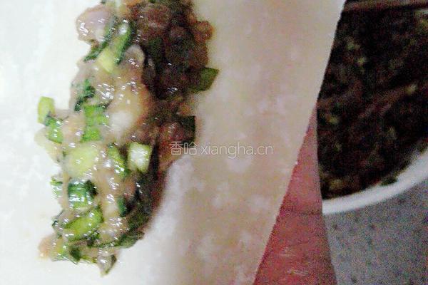 韭菜肉锅贴的做法图解4