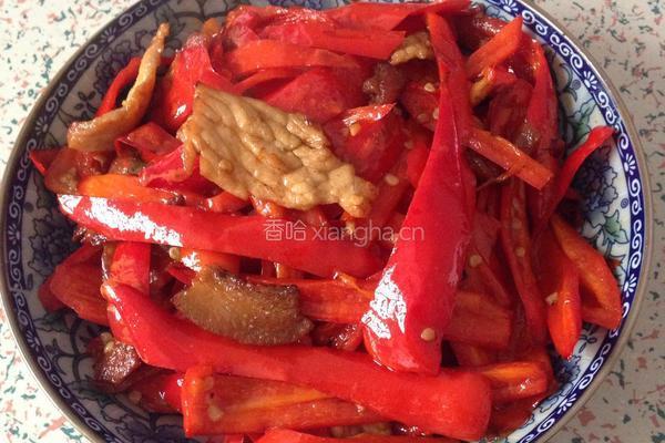 红辣椒炒肉的做法图解7