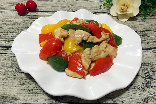 鸡肉彩椒的做法图解7