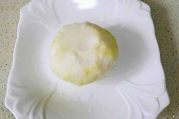 凉拌芥兰头丝的做法图解1
