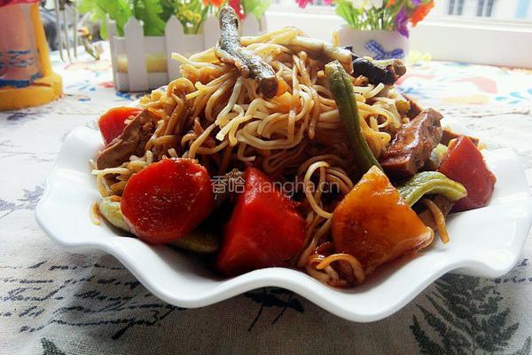 豆角土豆素卤面的做法图解13