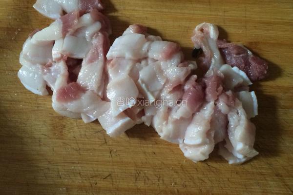 嫩姜炒肉的做法图解3
