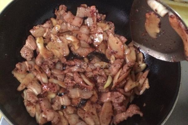 嫩姜炒肉的做法图解12