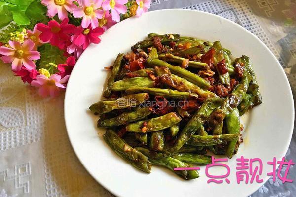 干煸四季豆的做法图解7