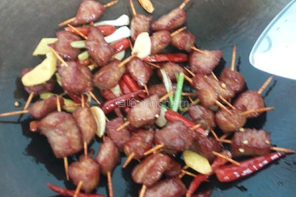 香辣牙签肉的做法图解7