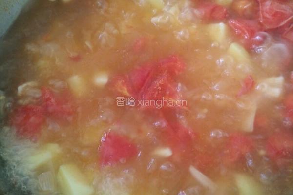 西红柿土豆汤的做法图解6