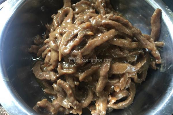 青椒牛肉的做法图解7