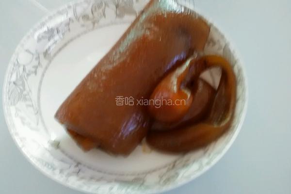 炝卤猪皮的做法图解1